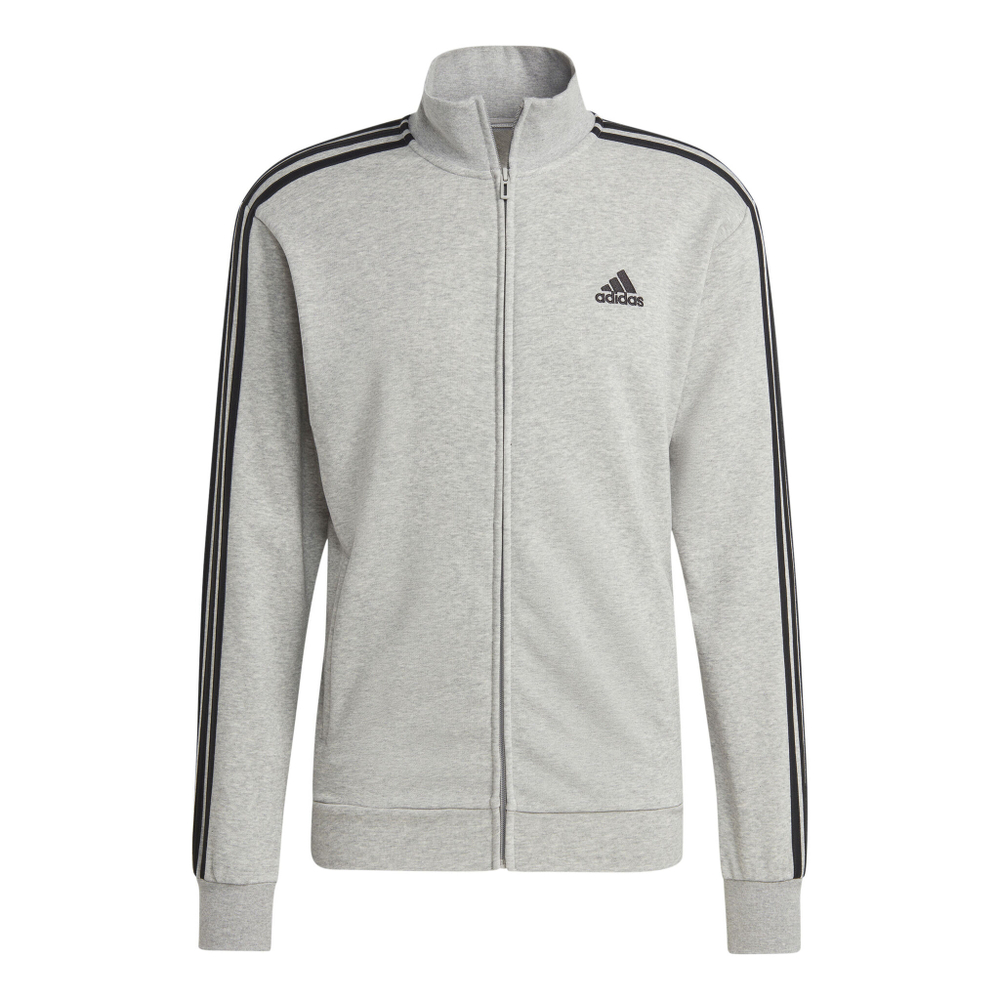 Мужские теннисные Костюмы adidas Sportswear Basic 3-Stripes French Terry Tracksuit Men - Grey, Black