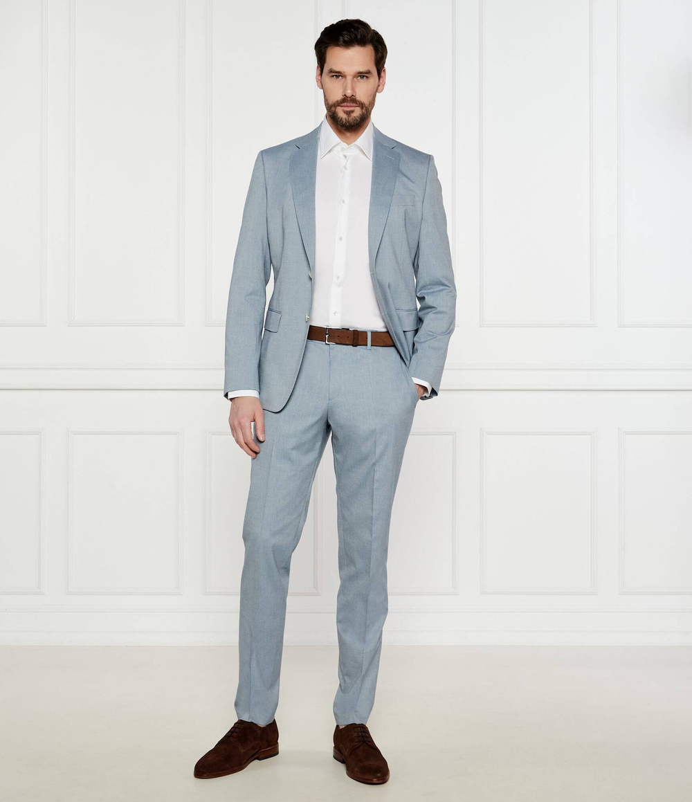 Рубашка H-HANK-kent-C3-214 BOSS BLACK - белый(50538949)