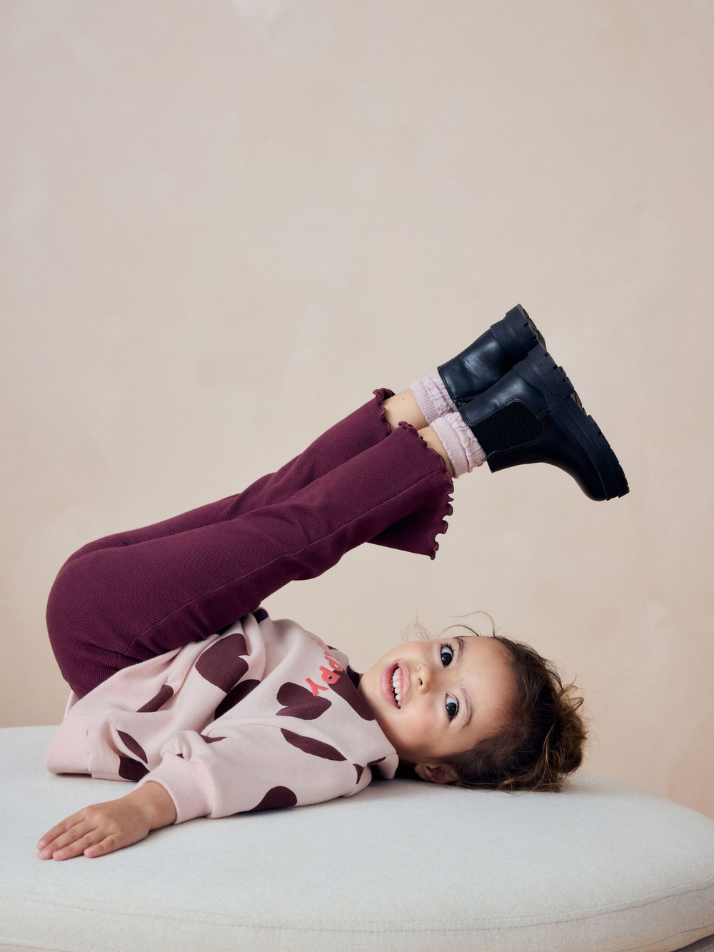 Толстовка и легинсы в комплекте для девочки Next B27-699, Розовый, Бордовый