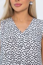 Блуза Данита (черно-белая) Б13778-16М LT Collection