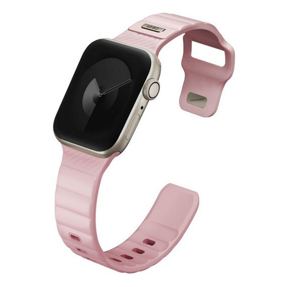 Ремешок Uniq Stride FKM Rubber для Apple Watch 38/41/40 мм Pale Pink (41MM-STRIPPNK)