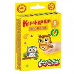 Набор воск. каранд. Каляка-Маляка  8 цв. круглые диаметр 8 мм 3+