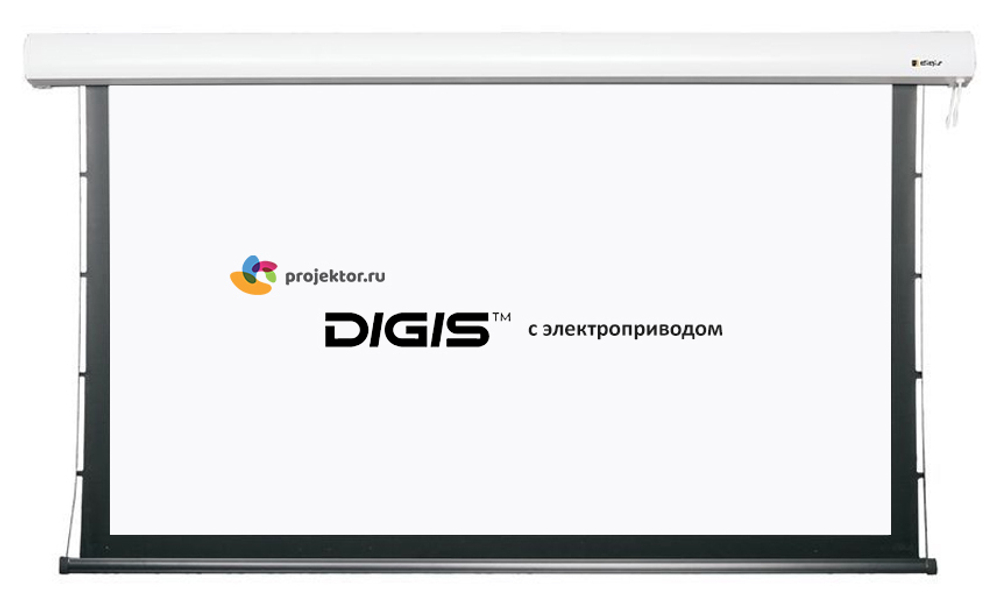 Экран настенный Digis DSTP-16912 с электроприводом 550x308 см (16:9)