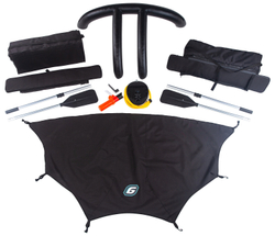 Надувная лодка GLADIATOR D500AL зелёный