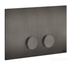 Панель смыва Gessi Anello, для встраиваемого смывного бачка Geberit, цвет Black Metal Brushed PVD