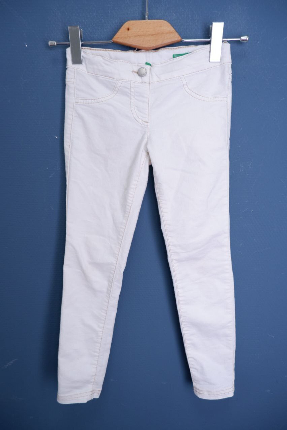 Штаны Benetton светлые на 7-8 лет