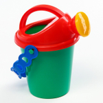 Набор для купания: лейка + игрушки 5шт, виды и цвет МИКС