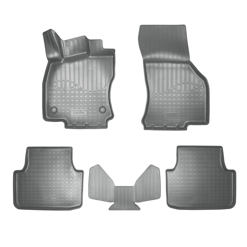 Ковры в салон Norplast/Unidec для Volkswagen Jetta VII в кузове BU,A7 (2018-), Серый, арт.NPA11-C95-248-G