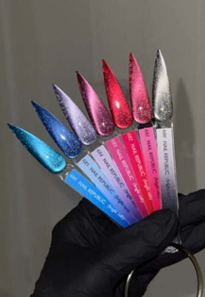 NR Bright Cats Гель лак Кошачий глаз CAT-683, 10мл