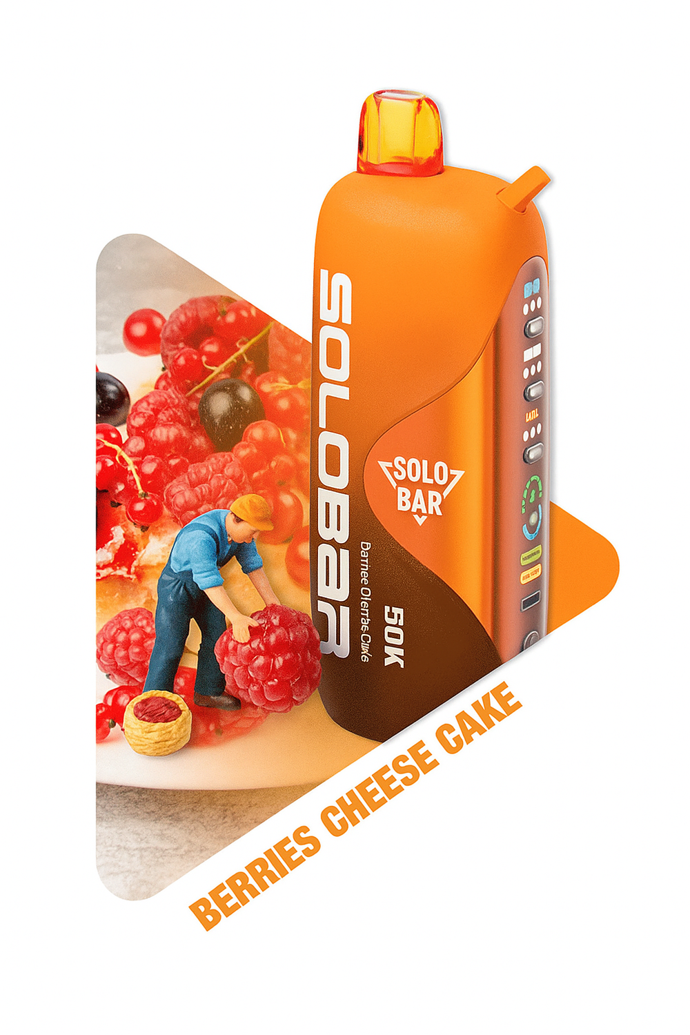 SOLOBAR Vanguard 50000 - Berries Cheese Cake (5% nic)