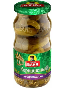 КОРНИШОНЫ ДЯДЯ ВАНЯ ПО-ФРАНЦУЗСКИ 460МЛ