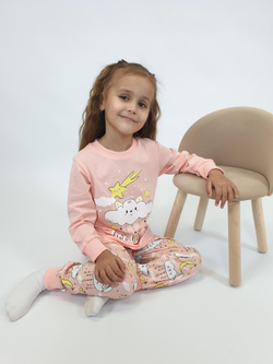 7-43-4 Пижама для девочки Luneva