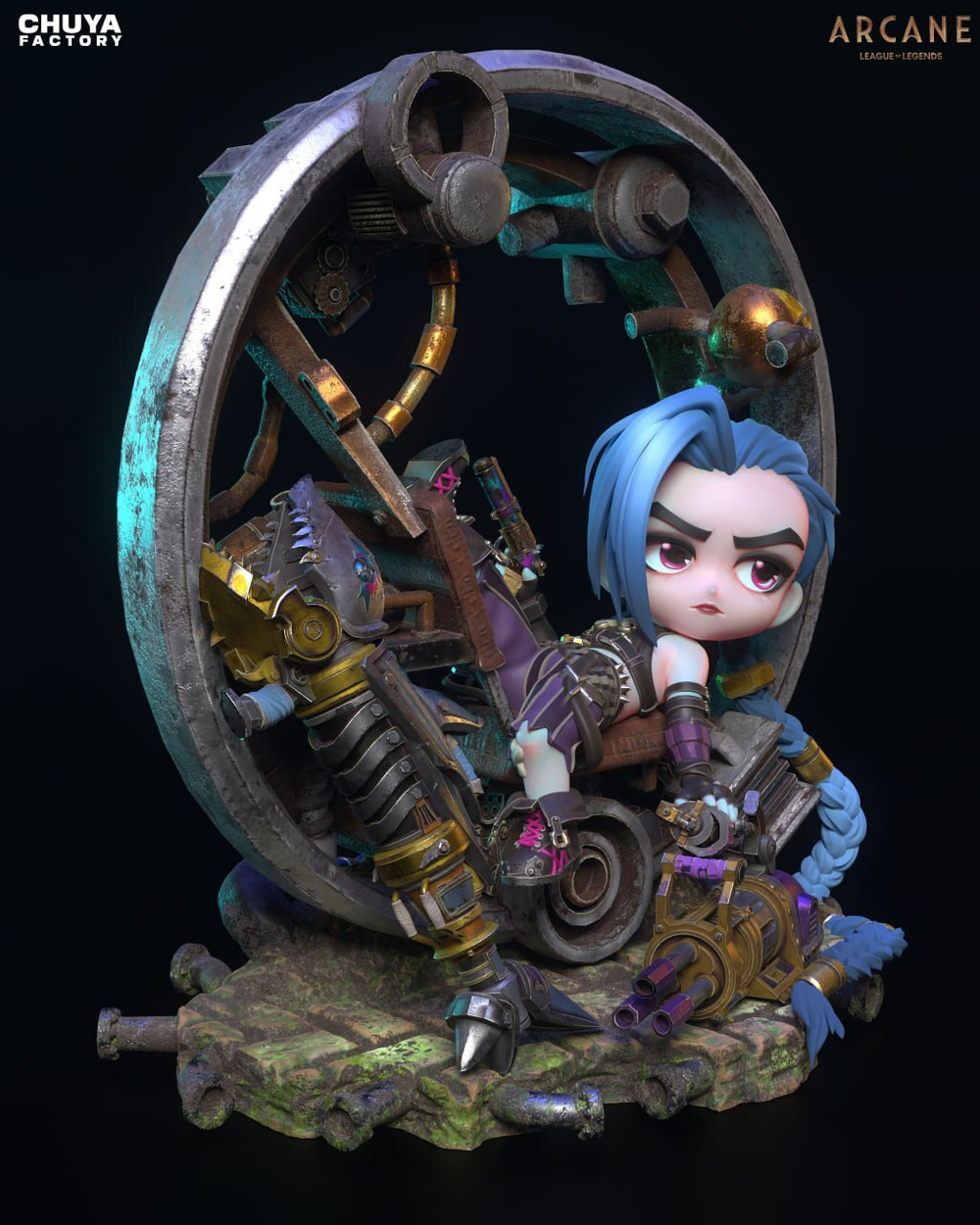 Фигуркаел Джинкс Лига легенд Jinx League of Legends