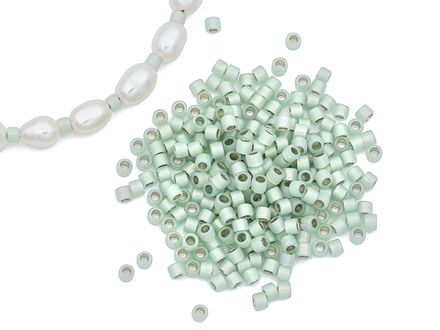 Бисер Delica 11/0, Miyuki, светло-зеленый опал (5г)