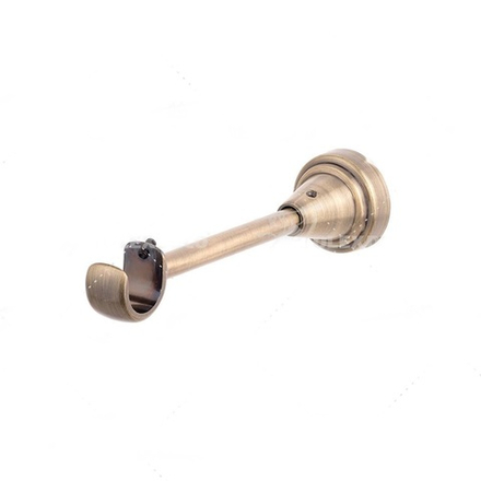 Кронштейн открытый стеновой d19 мм однорядный, цвет антик