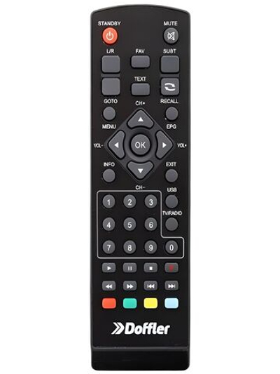 Пульт Doffler DVB-T2P11 для DVB-T2 ресивера ORIGINAL