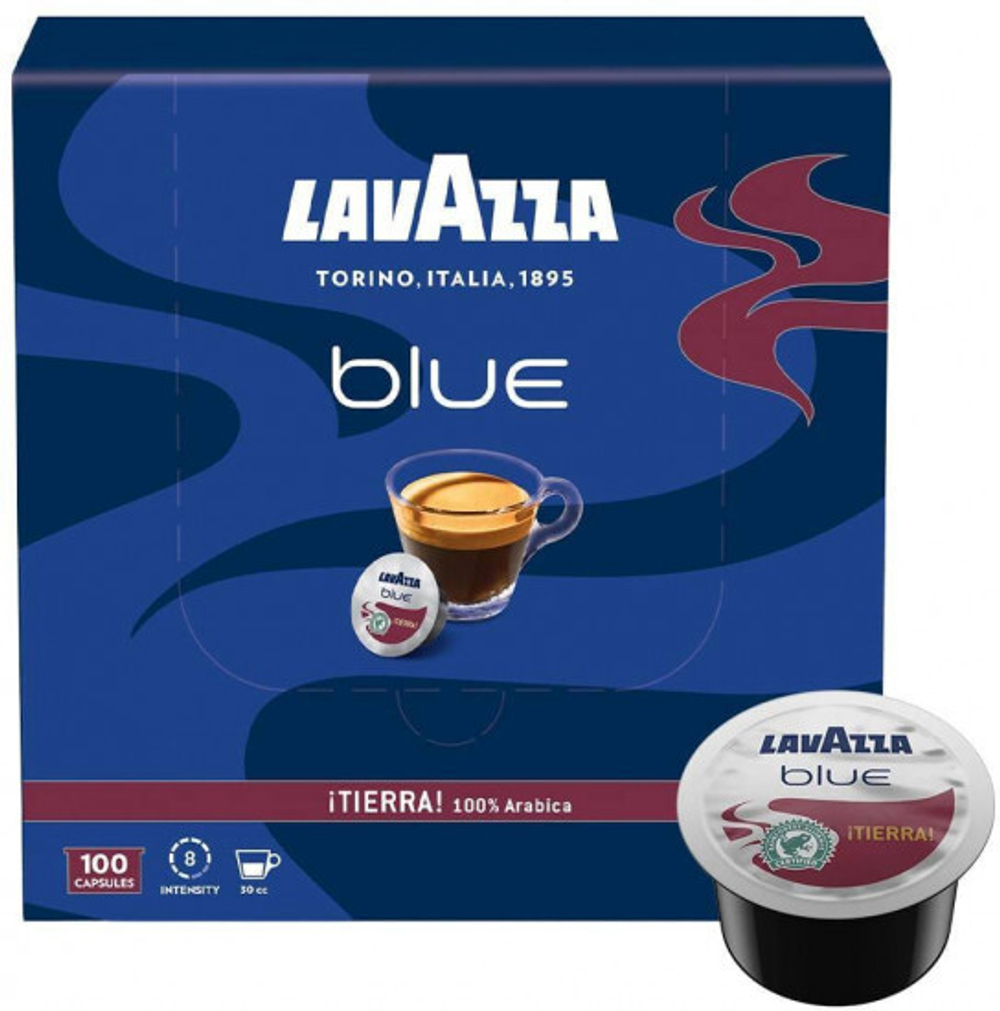 Капсула Lavazza Blue "TIERRA", 1уп*100шт