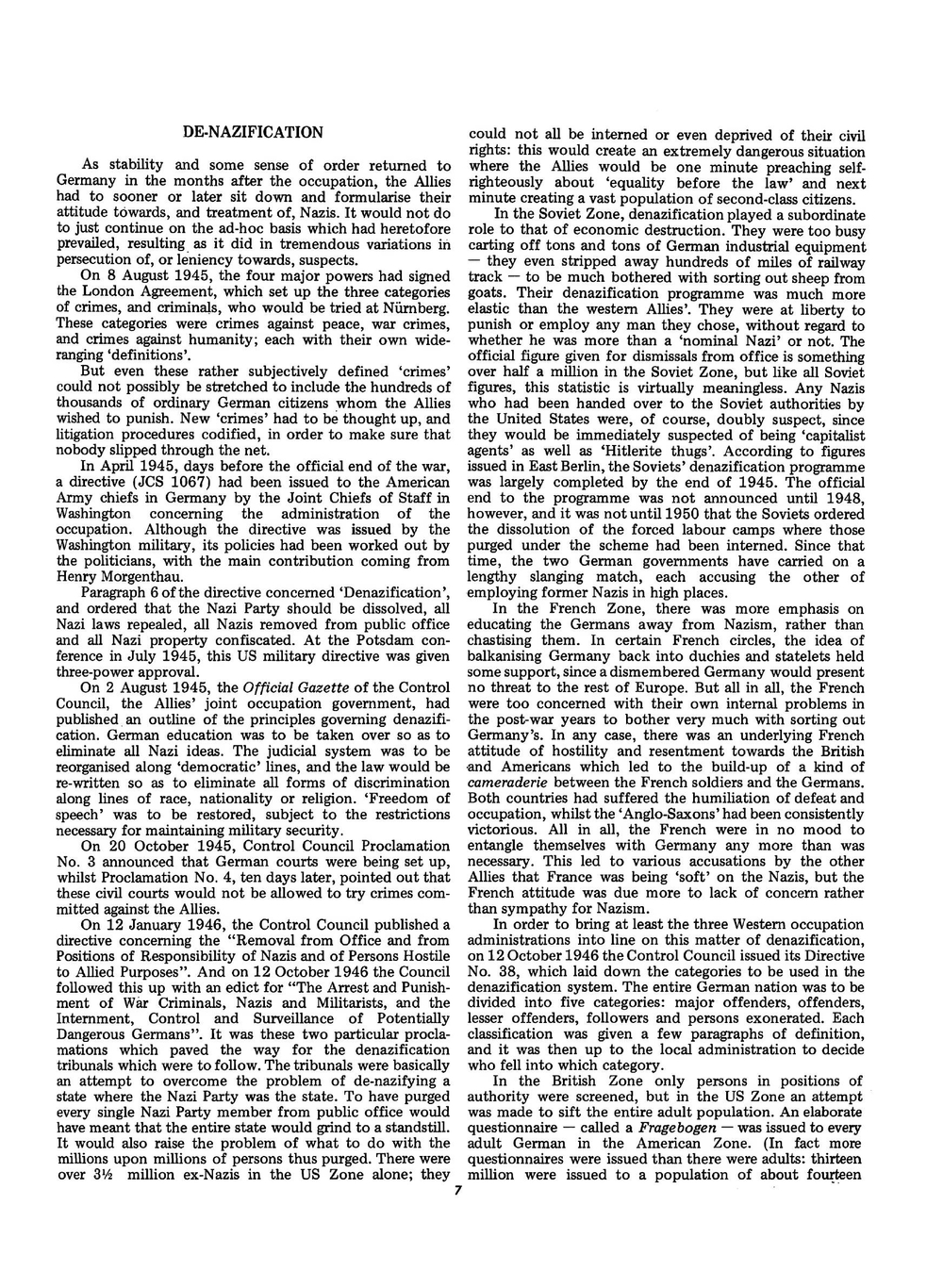 Nuremberg and other War Crimes Trials. A New Look | R. Harwood