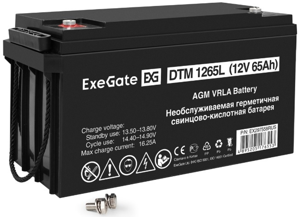 Батарея аккумуляторная  Exegate DTM 1265L