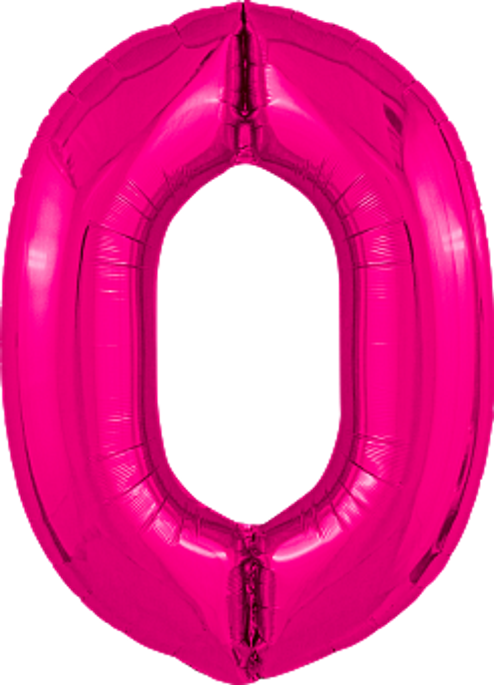 Р Цифра 0 Slim Фуксия (40''/102 см)