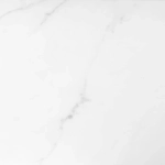 Придиванный столик Loft 50x30см, белый мрамор с белыми ножками