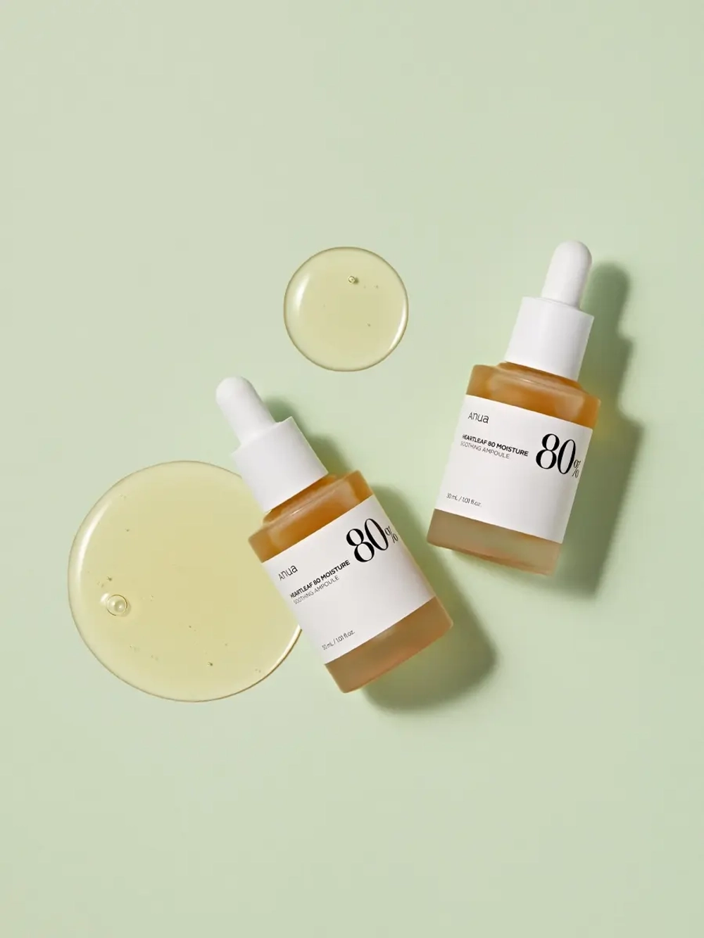 Anua Успокаивающая ампула на основе экстракта хауттюйнии Heartleaf 80% Moisture Soothing Ampoule 30 мл