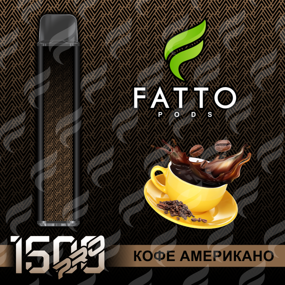 FATTO PODS PRO - Coffee &quot;Americano&quot; (2% nic)
