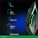 Набор периферии Oklick HS-HKM100G черный