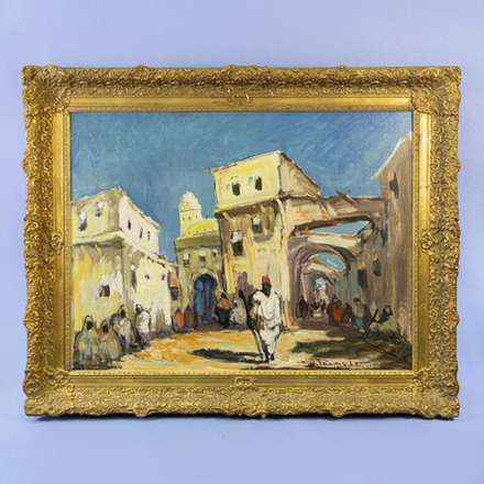 Винтаж: Винтажная картина «Восточный Город»