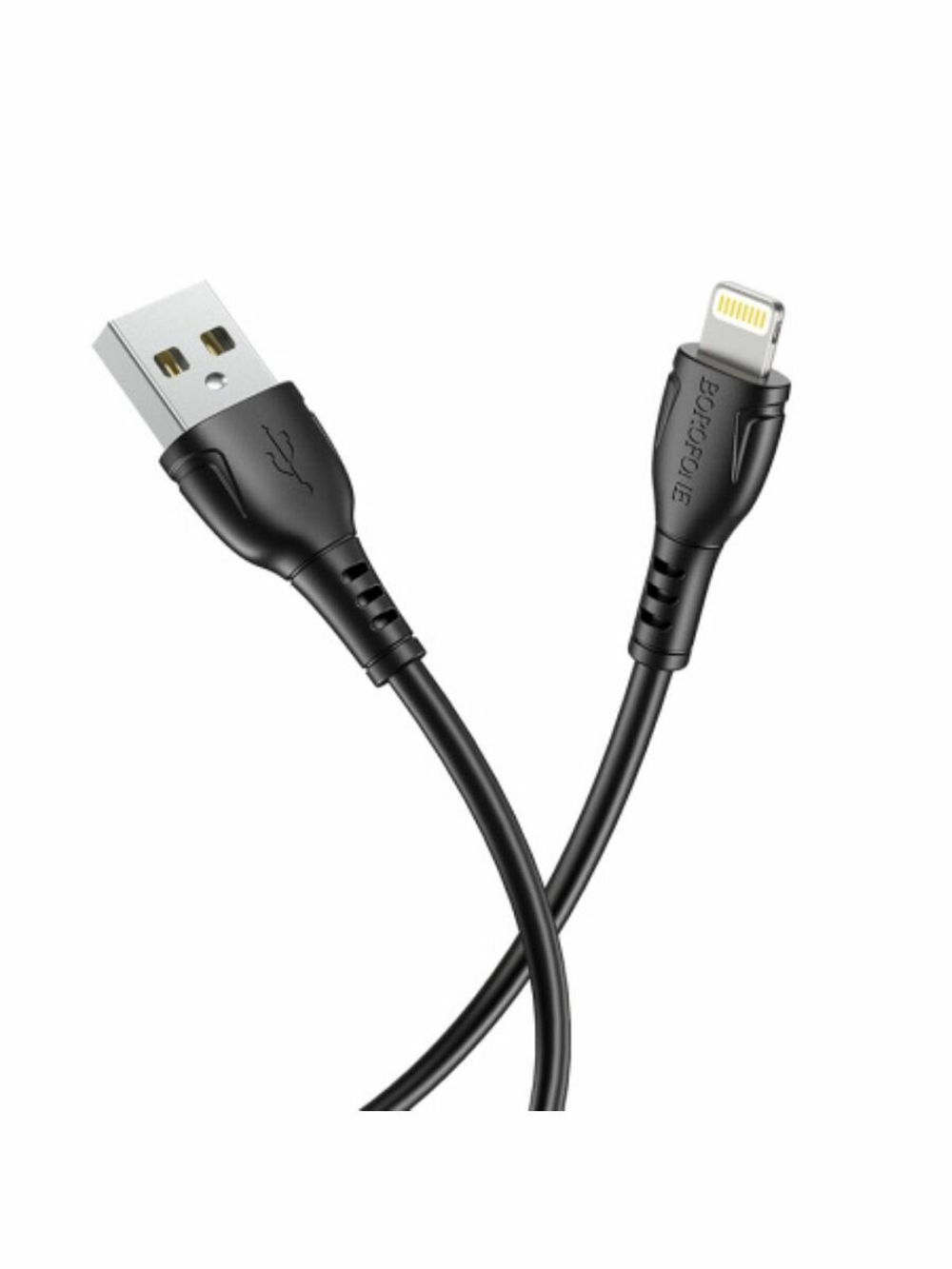 Кабель iPhone Lightning BOROFONE BX51 1м, 2.4A.   черный