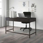 Письменный стол с ящиками - IKEA ALEX, 132x58 см, черно-коричневый, АЛЕКС ИКЕА