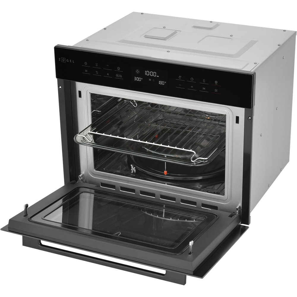 Встраиваемый компактный духовой шкаф с СВЧ ZUGEL ZOE610B
