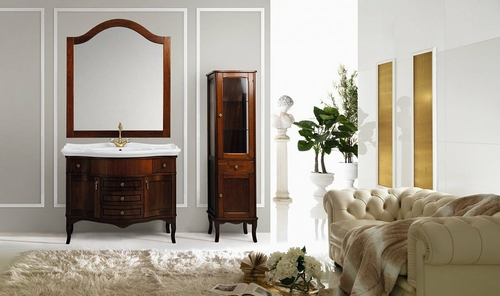 Тумба под раковину Cezares Rubino 105 RUBINO.BA.Noc Noce