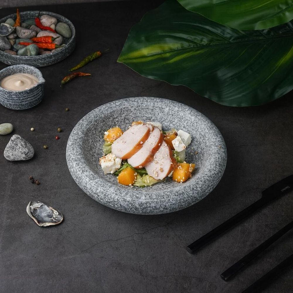 Салатник 420 мл d 20,8 см h4,5 см Stone Untouched Taiga P.L. Proff Cuisine [1]