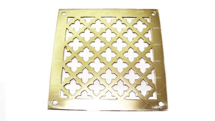 Решетка латунная вентиляционная для радиатора