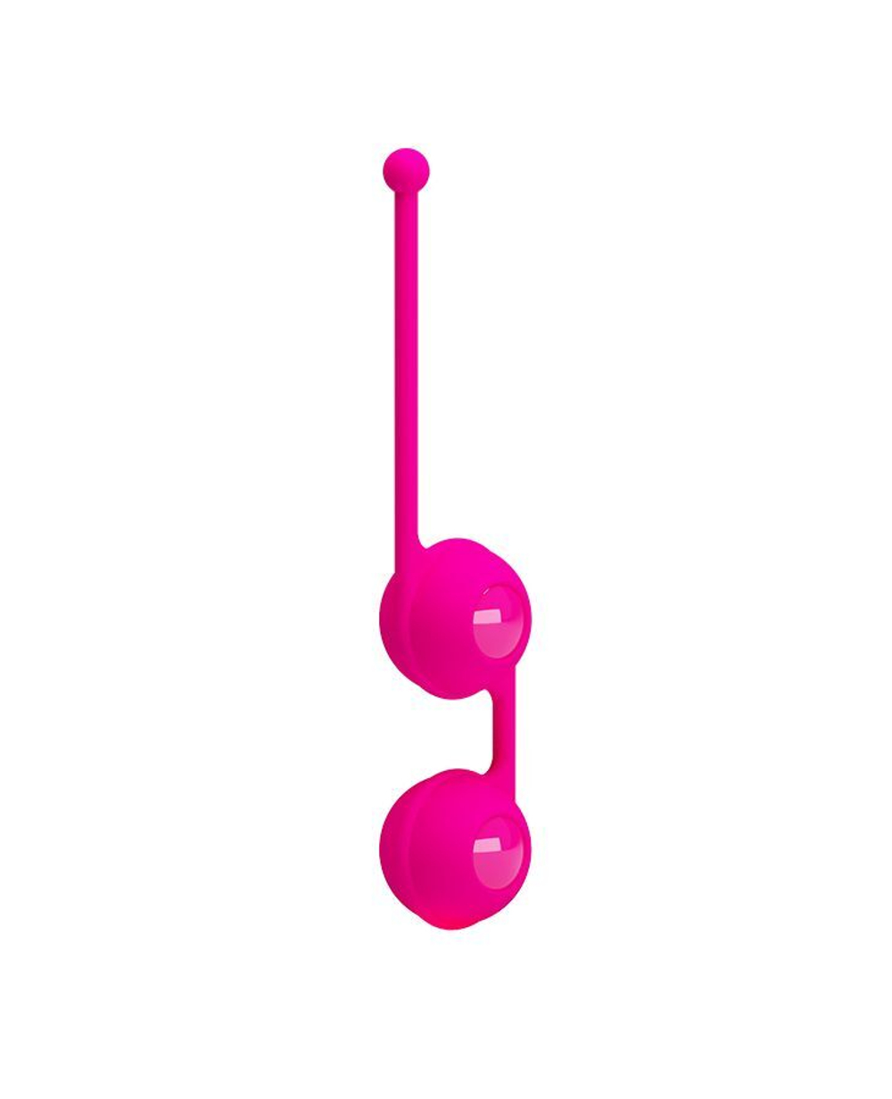 Ярко-розовые вагинальные шарики Kegel Tighten Up III