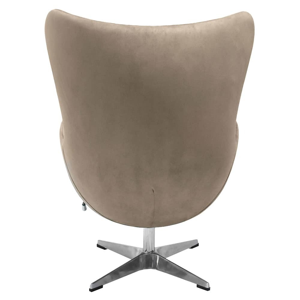 Кресло EGG STYLE CHAIR латте, искусственная замша FR 0647