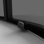 Душевой уголок Niagara Nova NG-2826-34BLACK 90х90 стекло тонированное/профиль черный матовый