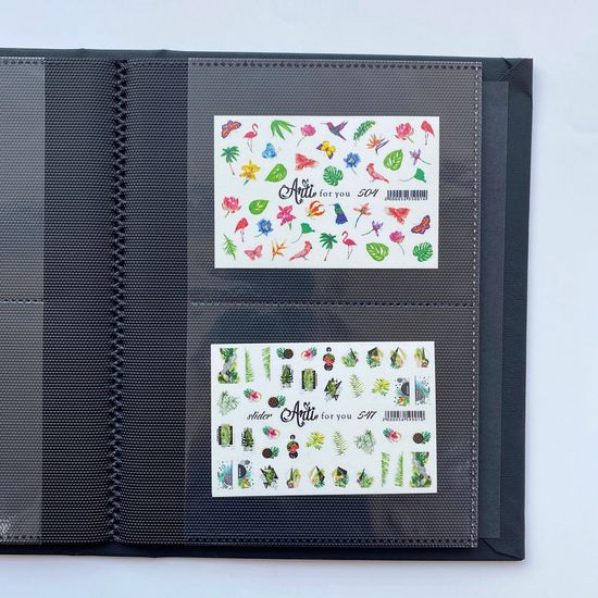 Альбом для слайдеров и наклеек, черный