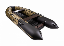 Лодка Таймень NX 3800 НДНД PRO, 3800*1680*465 мм., цвет камуфляж - черный