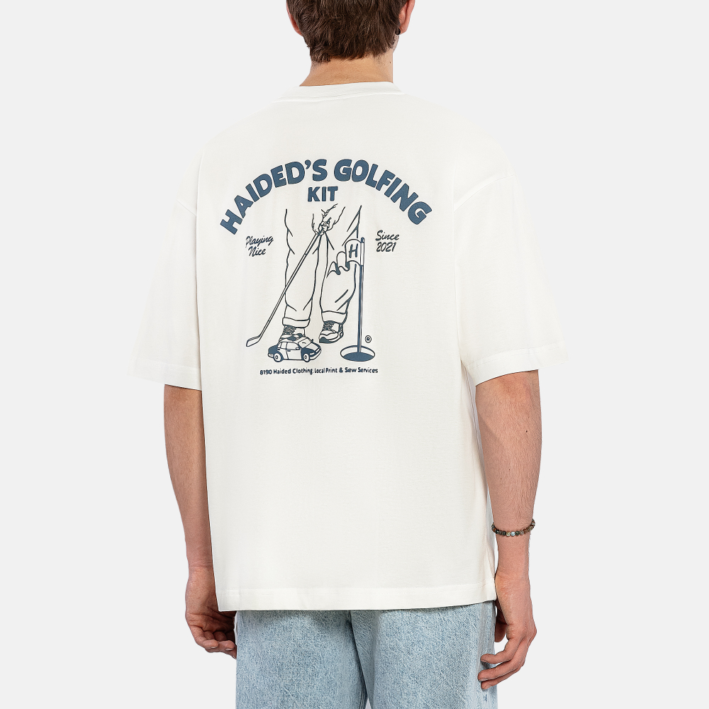 Футболка HAIDED GOLFING KIT Ecru