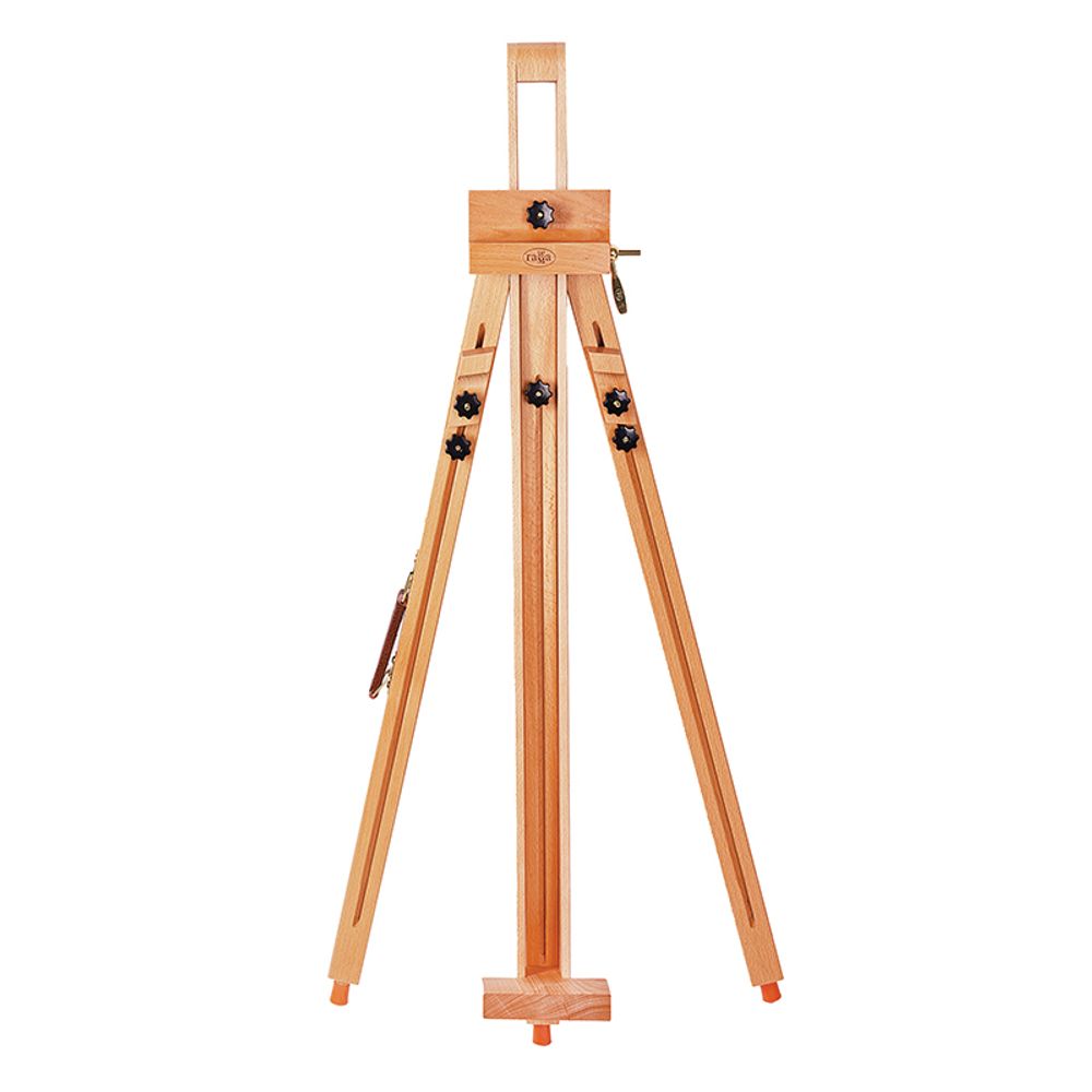 Мольберт полевой тренога с кронштейном Гамма "Студия", 78*80*132(196)см, бук