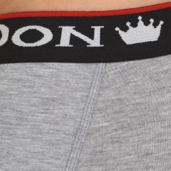 Мужские трусы боксеры серые меланжевые набор 3в1 DonDon 101-03_06