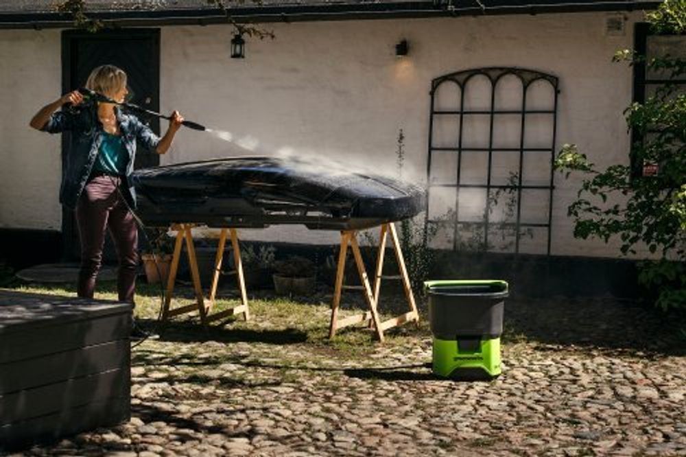 Аккумуляторная мойка высокого давления Greenworks GDC40, 5104507,40v, 70 бар, без АКБ и ЗУ