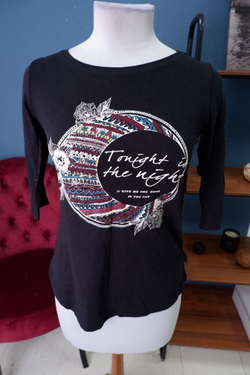 Джемпер Bershka с принтом 42 размер