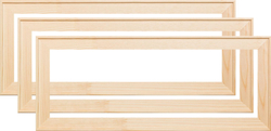 Подрамник для холста 25x50 см. сеч. 30*15 мм. (3 штуки)