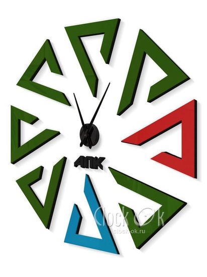 Настенные 3D часы "НПО АПК"