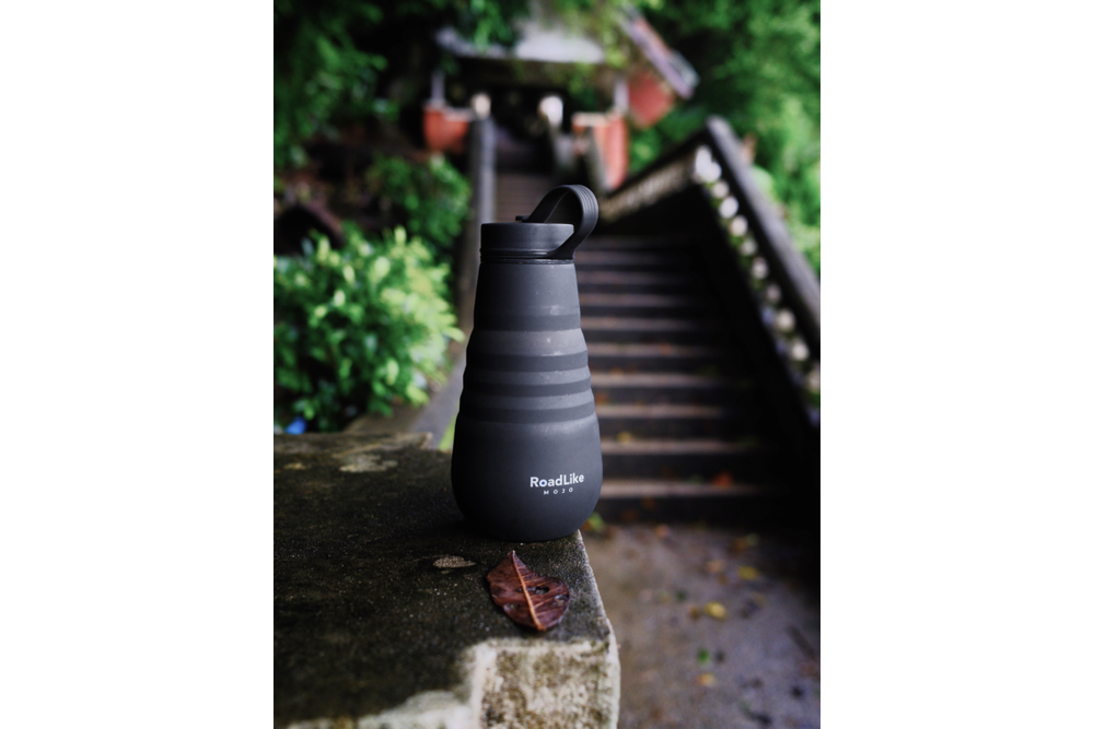 Бутылка складная RoadLike Mojo 500мл, черный