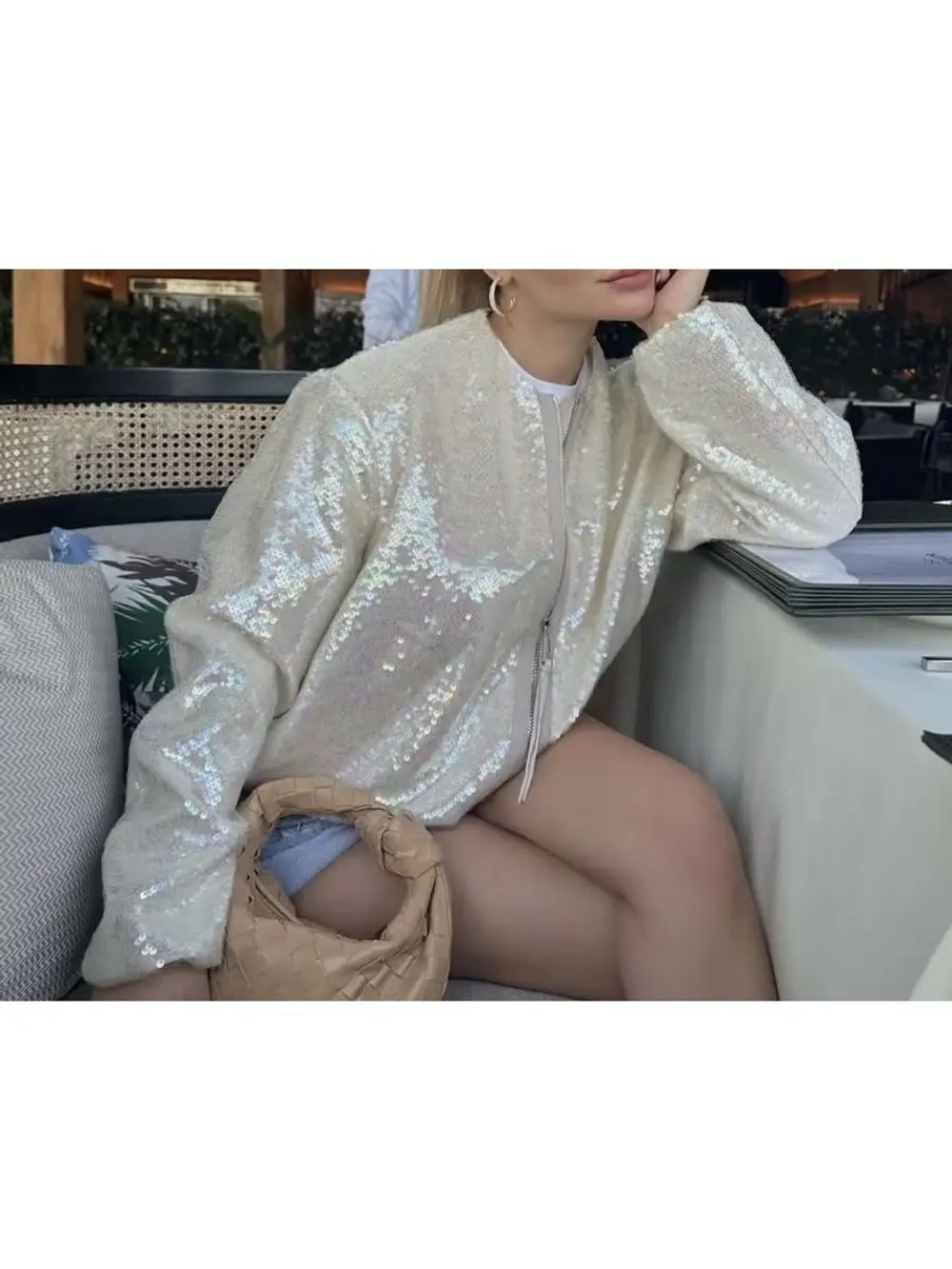 Куртка - бомбер летняя