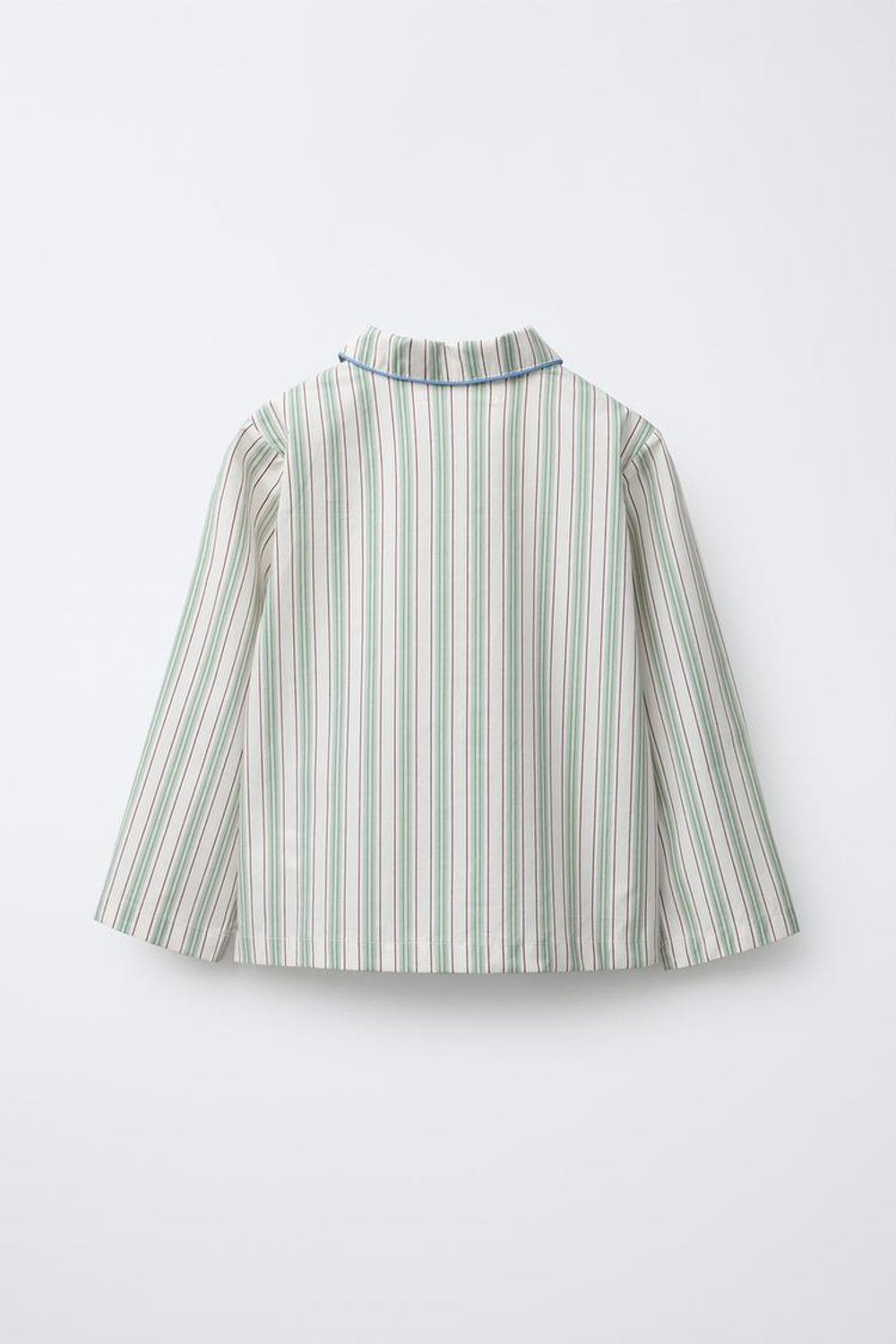 ZARA ПИЖАМА В ПОЛОСКУ, ЗЕЛЕНЫЙ